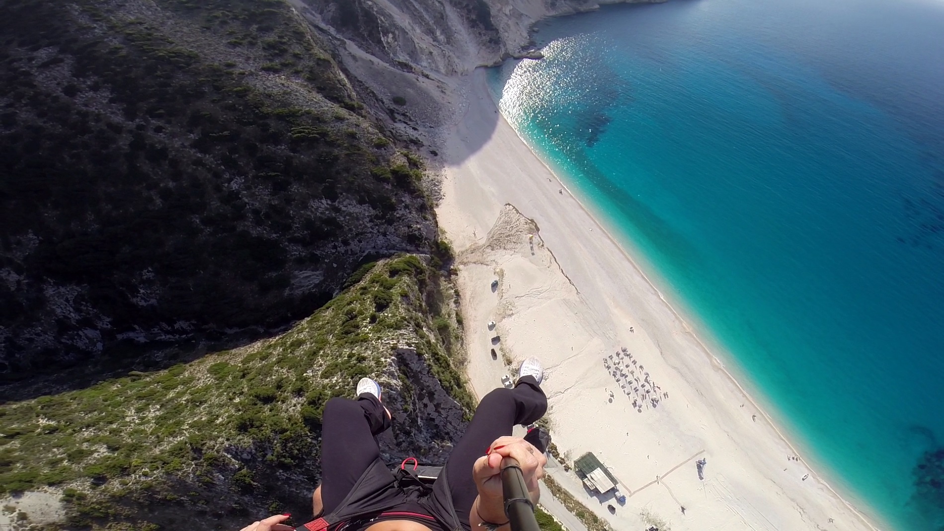 Paragliding in Myrtos